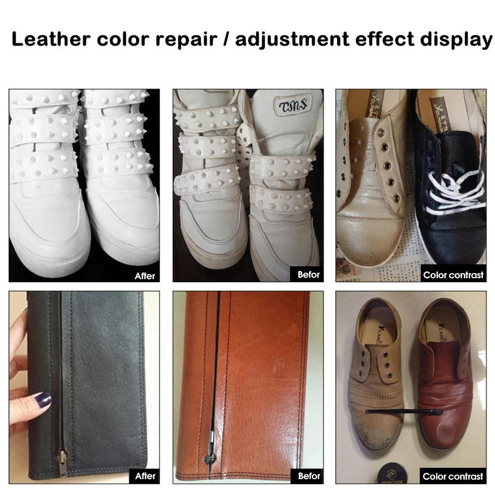 Leather Repair Kit Recoloring  - огляд і ціна Leather Dye Finish