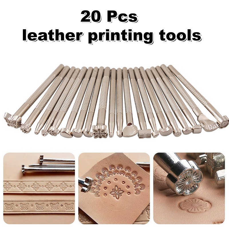 20Pcs Leather Stamping Tools L - огляд і ціна Leather Stamp Set