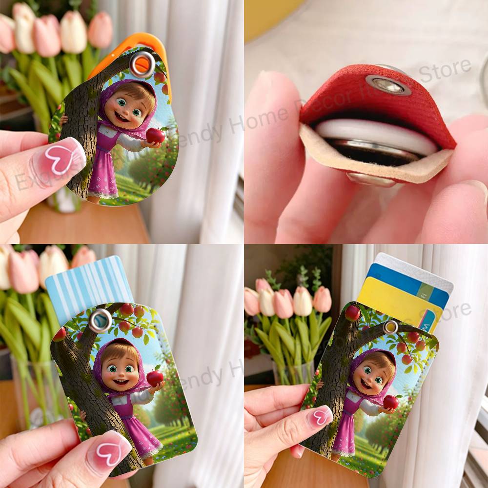 Cute M-Masha And Bears Holder  - огляд і ціна Leatherwork Keychain