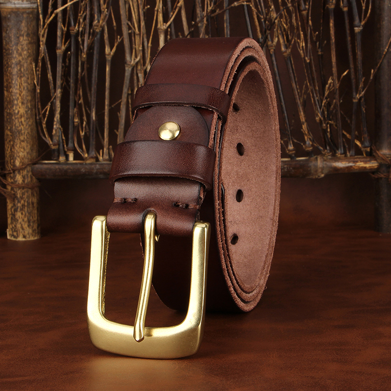 3.8CM Top Cow Genuine Leather  - огляд і ціна Leather Work Jeans
