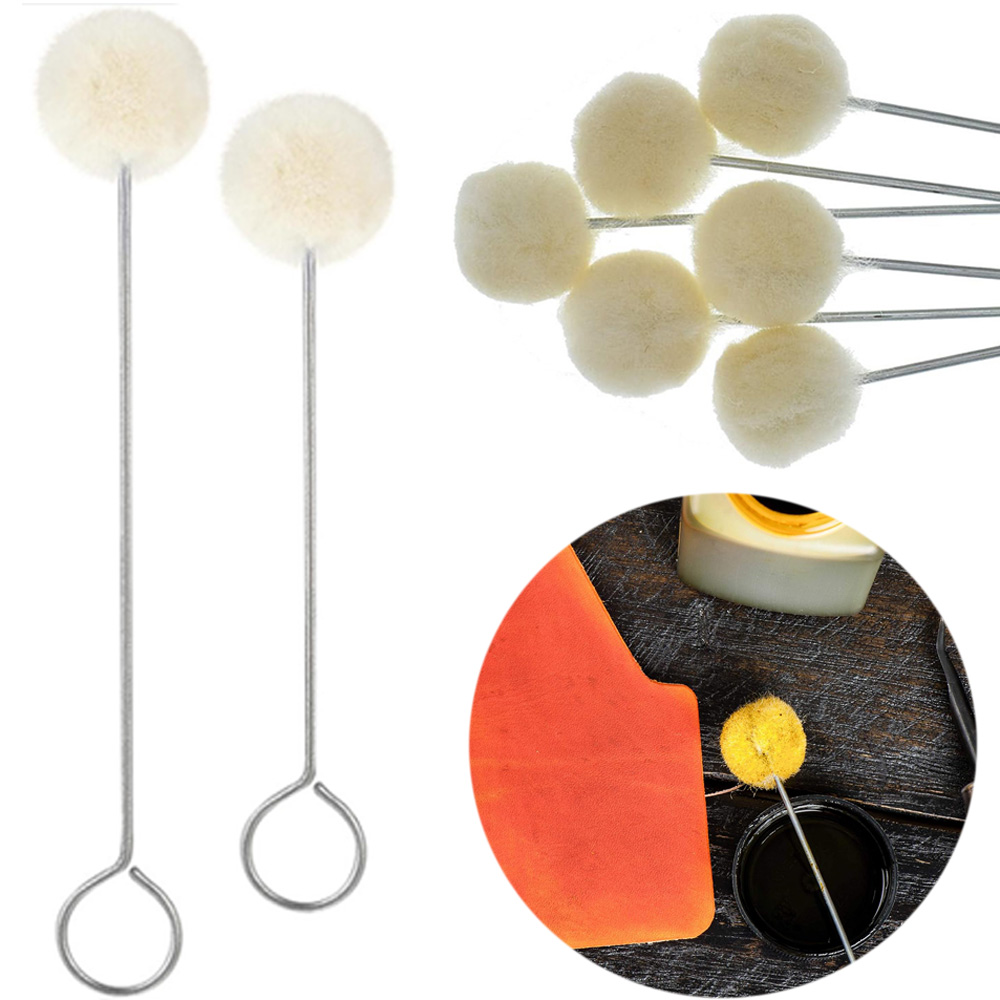10/30pcs Leather Wool Balls Pa - огляд і ціна Leather Dye Finish