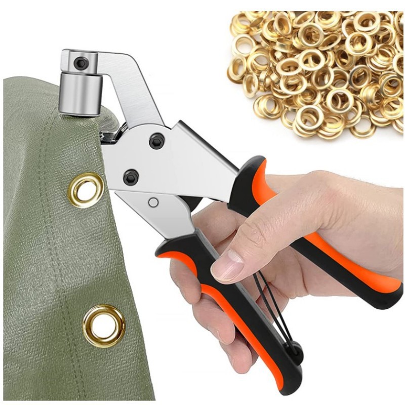 Grommet Tool Kit Grommet Press - огляд і ціна Leatherwork Hand Press