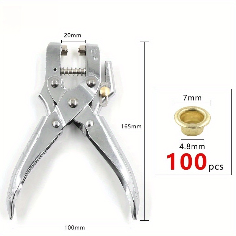 101Pcs Dual-Purpose Tool Gromm - огляд і ціна Leatherwork Hand Press