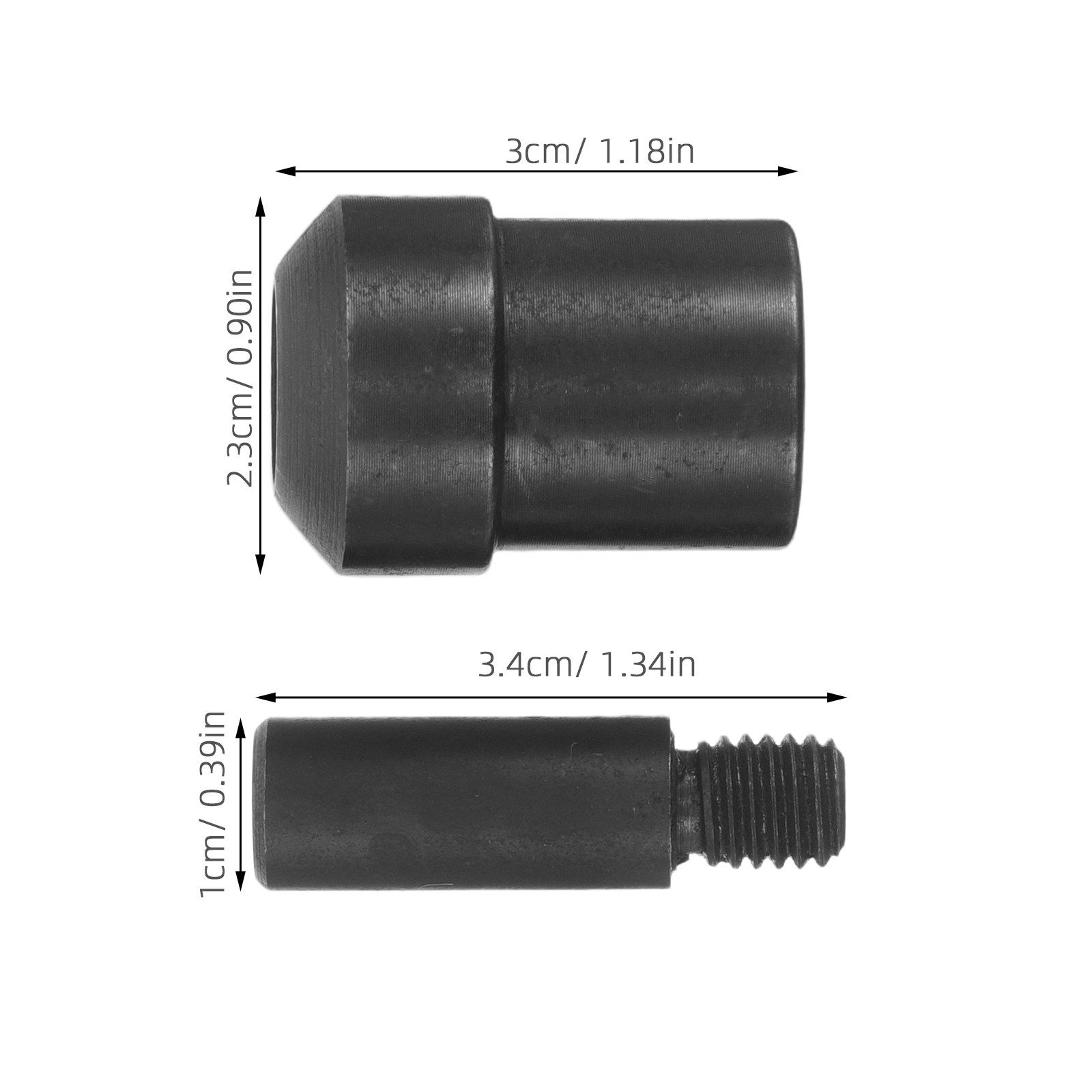 2Pcs Rivet Setter Punch Dies M - огляд і ціна Leatherwork Hand Press