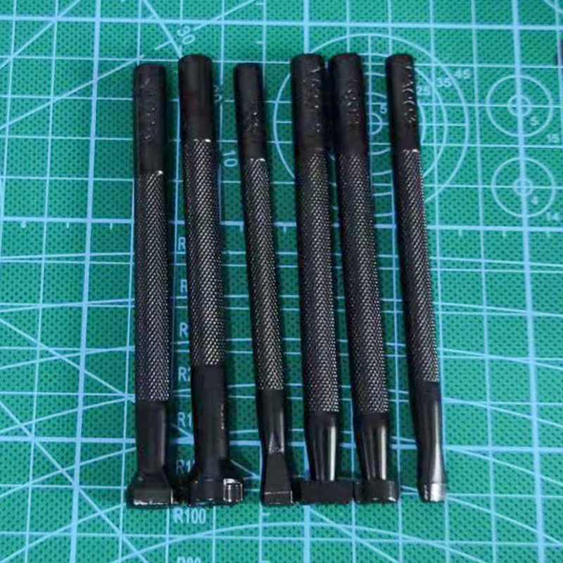 6Pcs Leather Printing Tool All - огляд і ціна Leather Stamp Set