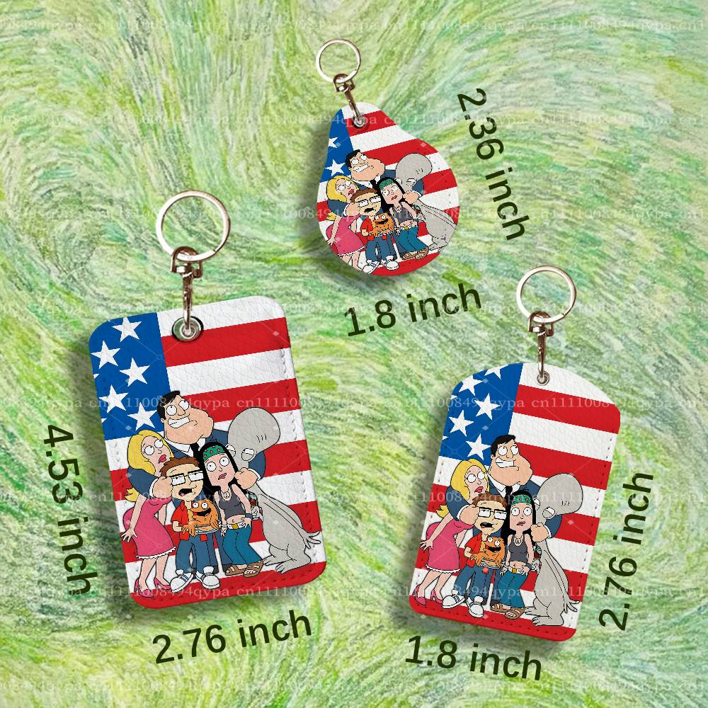 A-American Dad Cartoon Roger K - огляд і ціна Leatherwork Keychain