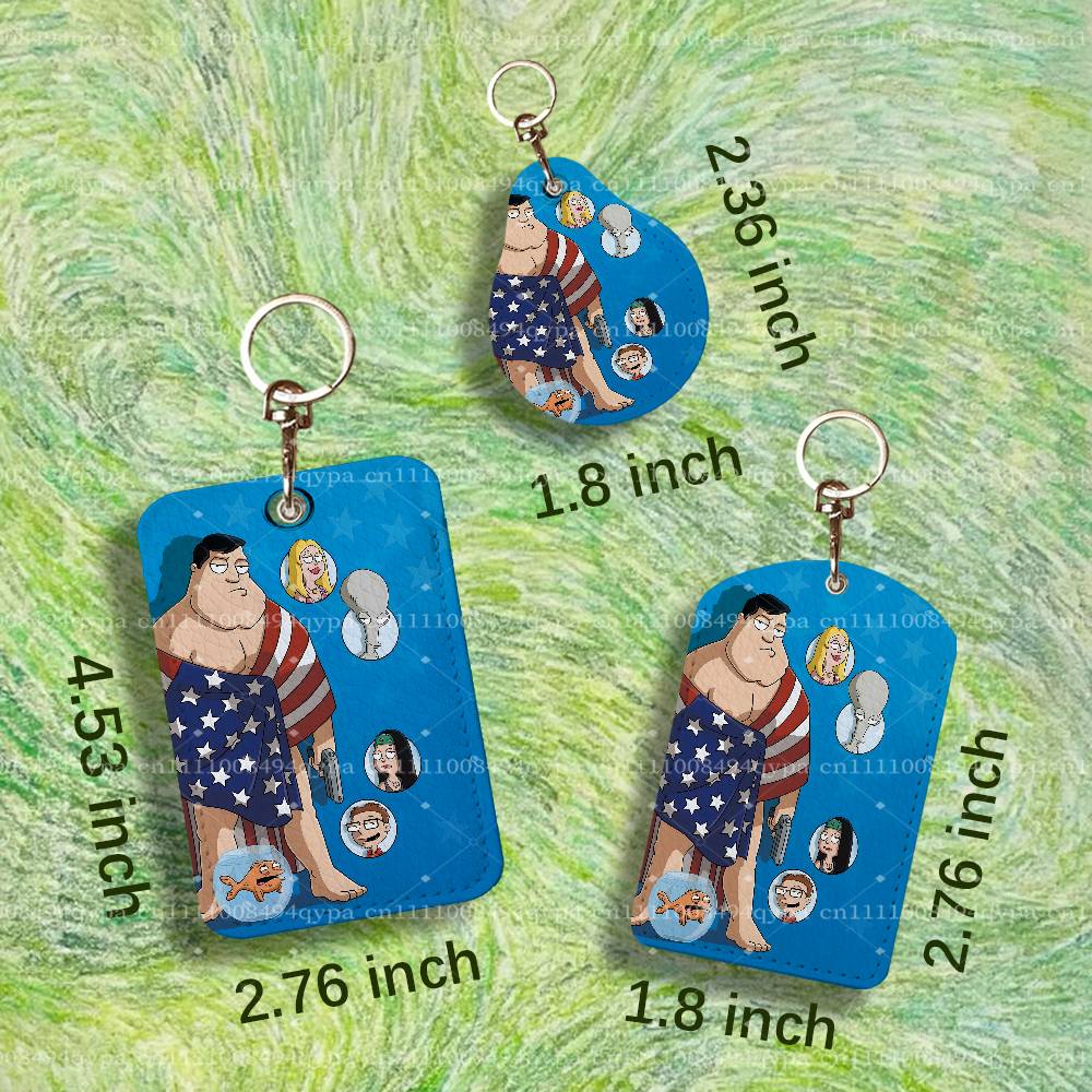 A-American Dad Cartoon Roger K - огляд і ціна Leatherwork Keychain